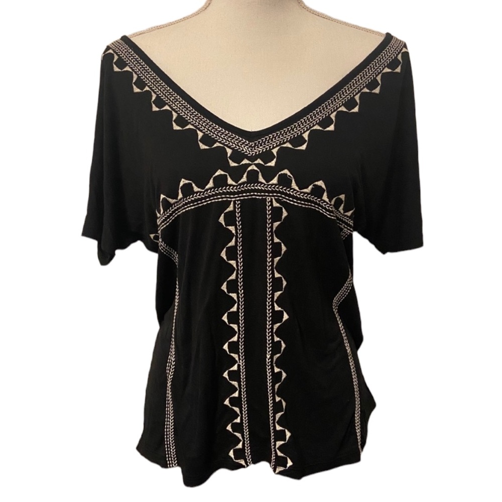 Old Navy stitched v-neck blouse